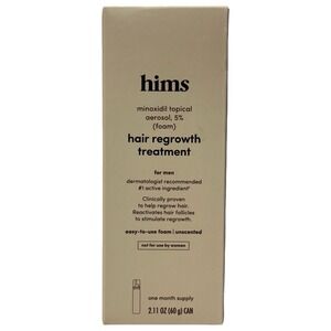 Hims Men's 5% Minox Foam Solution Hair Regrowth Treatment 04/27